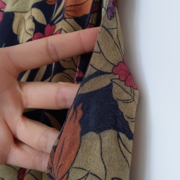 Vintage botanical patterned midi dress - Picture 5 of 8